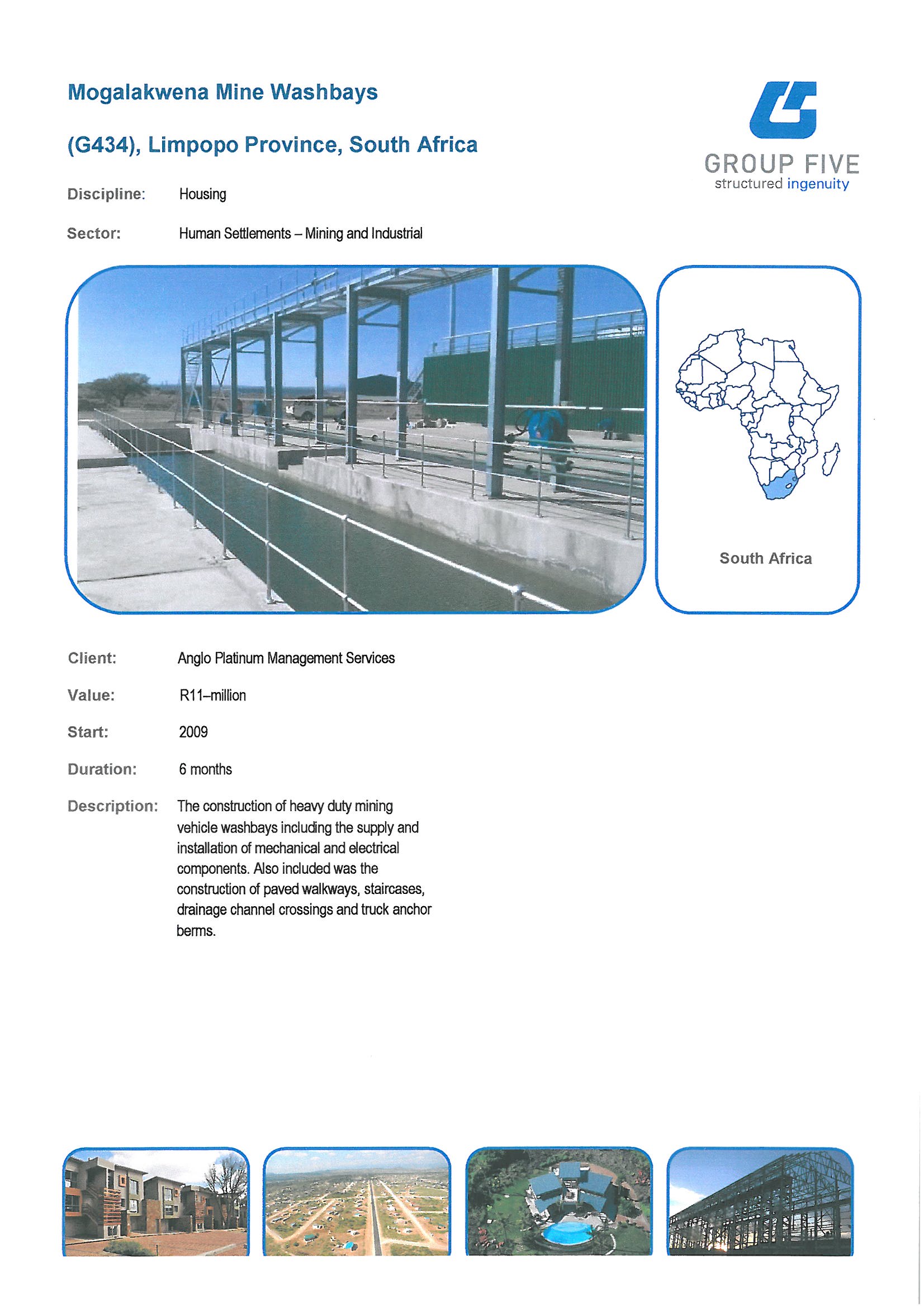 Mogalakwena Mine Wash Bays